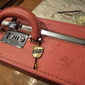 American Tourister Red Vintage Suitcase